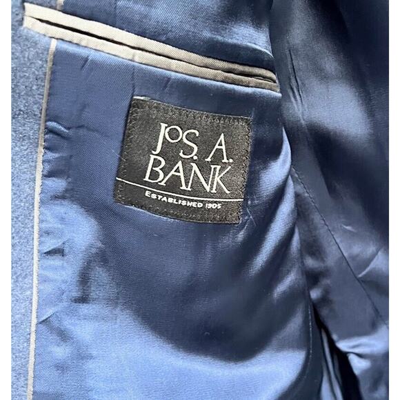 Jos. A Bank Wool Blazer Jacket Single Breast 2 Button Double Vent Men's 40R - Picture 3 of 12